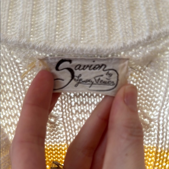 Vintage Striped Knit Sweater - Picture 2 of 3